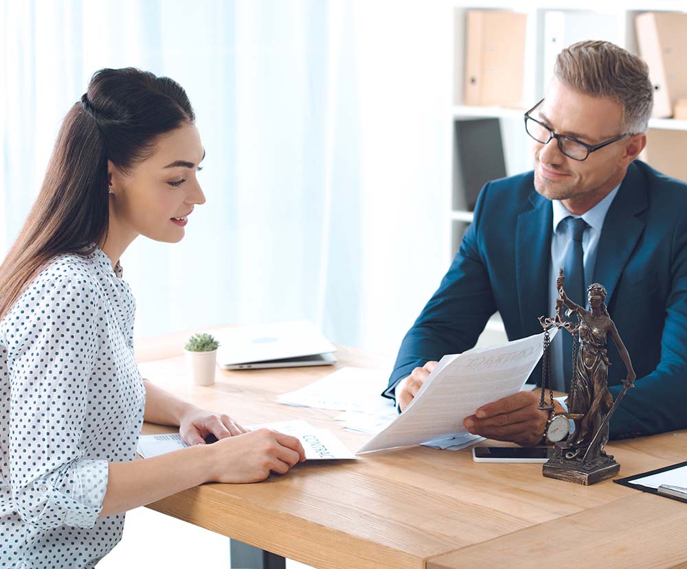LA attorney consulting with a local client